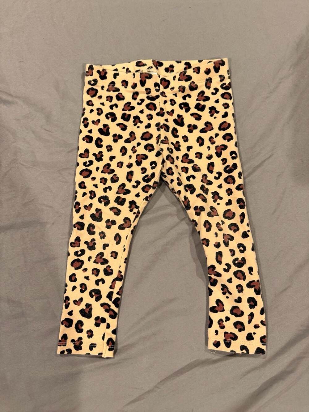 Jumping Beans Tough Cotton Legging Size 2T Beige Leopard